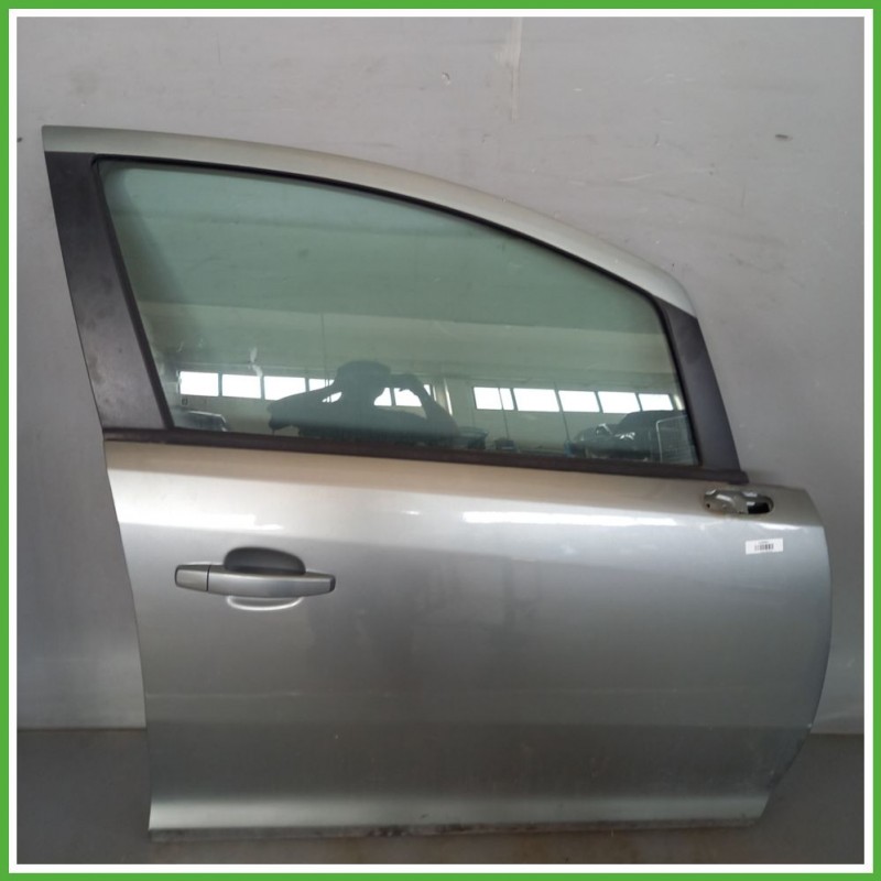 Porta Portiera Sportello Anteriore Destra DX GRIGIO OPEL CORSA S07 Berlina 2006 2011 Originale Usato