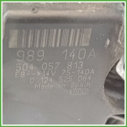 Alternatore BOSCH 0124525064 FIAT DUCATO 2J 504057813