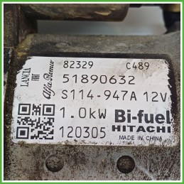 Motorino Avviamento HITACHI S114.947A FIAT PUNTO 51 51890632