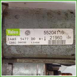 Motorino Avviamento VALEO D6G32 LANCIA YPSILON TE 51823860