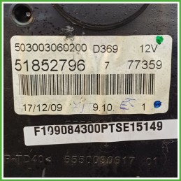 Quadro strumenti contachilometri tachimetro VEGLIA BORLETTI 503003060200 FIAT PUNTO EVO 3J 1.3 51852796