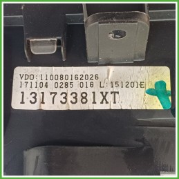 Quadro strumenti contachilometri tachimetro VDO 110080162026 OPEL MERIVA X03 1.7 16V 13214764