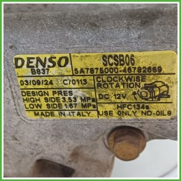 Compressore Clima AC Aria Condizionata DENSO SCSB06 LANCIA YPSILON TE 71785268