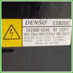 Compressore Clima AC Aria Condizionata DENSO ESB20C TOYOTA C-HR 0424000240