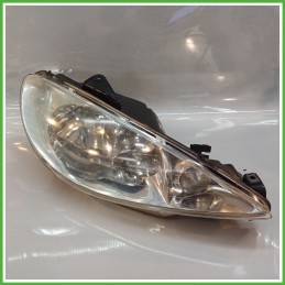 Faro Fanale Proiettore Anteriore Destro DX VALEO 89000520 PEUGEOT 206 6205S9 Usato