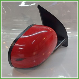Specchio Specchietto Retrovisore Destro DX ROSSO FIAT PANDA 3U 2009 2011 FICOSA FICOMIRRORS Originale Usato