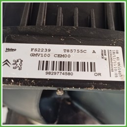 Elettroventola Radiatore Motore VALEO FS2239 CITROEN C3 3a Serie B618 9829774580 HM05 2016 2019