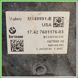 Elettroventola Radiatore Motore VALEO M149991-B BMW X3 F25 17427601176 N47D20C 2010 2014
