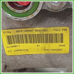 Compressore Clima AC Aria Condizionata FOMOCO 8V51-19D629-EF FORD FIESTA CB1 1890121