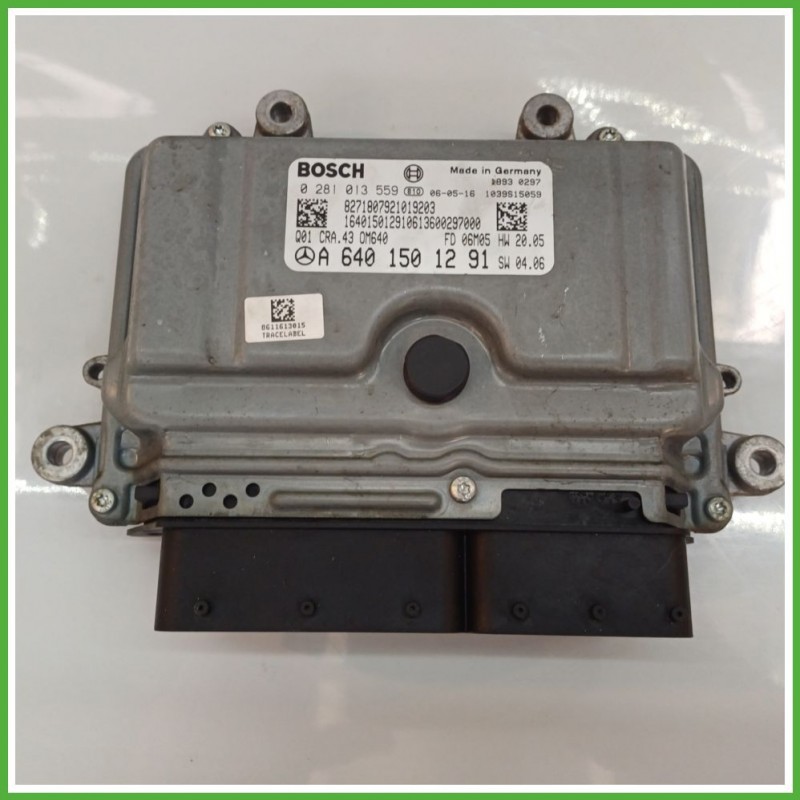 Centralina Motore Iniezione ECU BOSCH 0281013559 MERCEDES-BENZ Classe B T245 CDI 80kw A6401501291 2005 2013