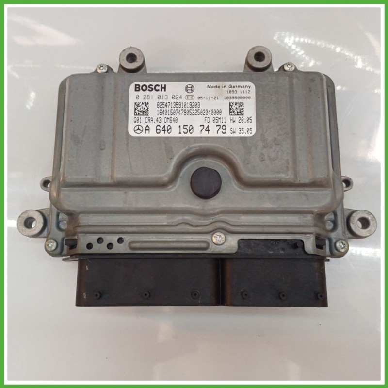 Centralina Motore Iniezione ECU BOSCH 0281013024 MERCEDES-BENZ Classe B T245 CDI 103kw A6401507479 2005 2013