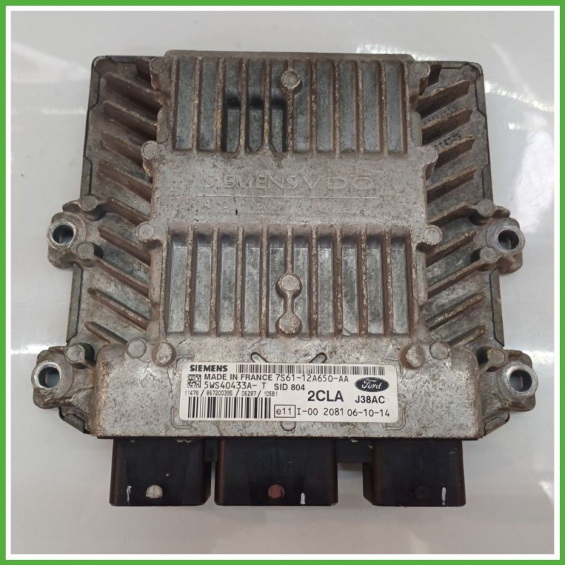 Centralina Motore Iniezione ECU SIEMENS 5WS40433A-T FORD FIESTA CBK 1.4 50kw 1320617 2005 2008