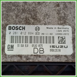 Centralina Motore Iniezione ECU BOSCH 0281012694 OPEL ASTRA A04 1.7 16V 74kw 55560810 2004 2011