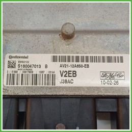 Centralina Motore Iniezione ECU CONTINENTAL S180047013B FORD FIESTA CB1 1.4 16V 71kw 1543041 2008 2013