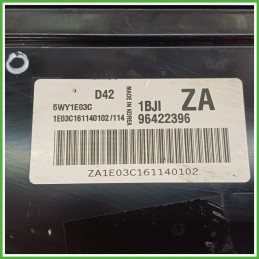 Centralina Motore Iniezione ECU SIEMENS 5WY1E03C CHEVROLET (DAEWOO) NUBIRA J200 1.6 16V 80kw 96422396 2005 2010