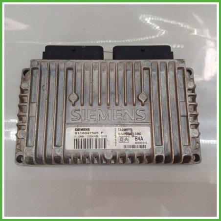 Centralina Motore Iniezione ECU SIEMENS S118047505F PEUGEOT 307 1.6 16V 80kw 194061 2001 2006