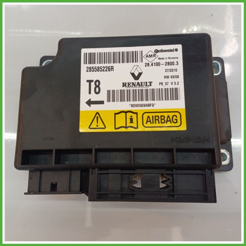 Centralina Airbag CONTINENTAL 28.4100.2800.3 RENAULT MEGANE 3a Serie 1.5 dCi 285585226R 2008 2012