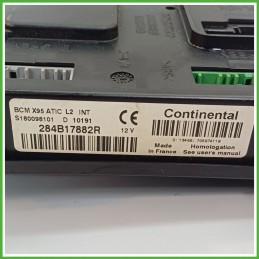 Centralina Confort Abitacolo CONTINENTAL S180098101 RENAULT MEGANE 3a Serie 1.5 dCi 284B17552R 2008 2012