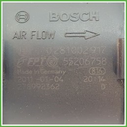 Debimetro Misuratore Massa Aria BOSCH 0281002917 FIAT TIPO 6J 1.3 55269980 2015 2019