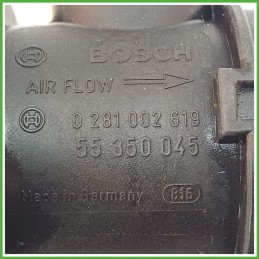 Debimetro Misuratore Massa Aria BOSCH 0281002619 SUZUKI SWIFT 1.3 1380084E50000 2005 2011