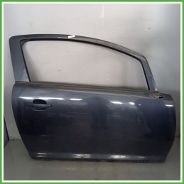 Porta Portiera Sportello Anteriore Destra DX GRIGIO SCURO OPEL CORSA S07 Berlina 2006 2011 Originale Usato