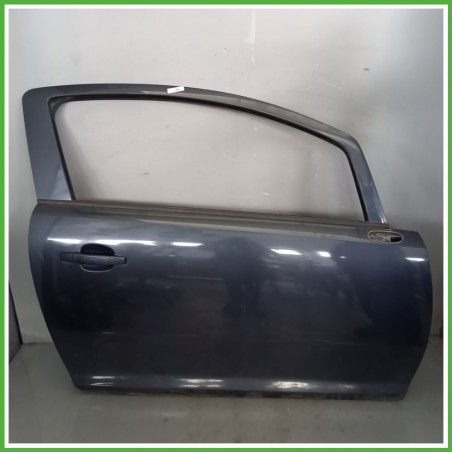 Porta Portiera Sportello Anteriore Destra DX GRIGIO SCURO OPEL CORSA S07 Berlina 2006 2011 Originale Usato