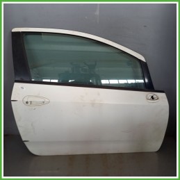 Porta Portiera Sportello Anteriore Destra DX BIANCO FIAT GRANDE PUNTO 2Y Berlina 2005 2008 Originale Usato