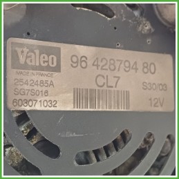 Alternatore VALEO SG7S016 CITROEN C3 1a Serie 57056C