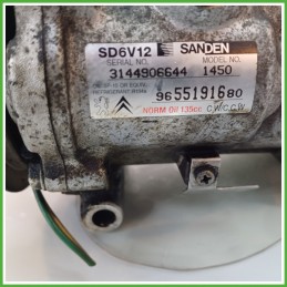 Compressore Clima AC Aria Condizionata SANDEN SD6V12 CITROEN C2 9800821980