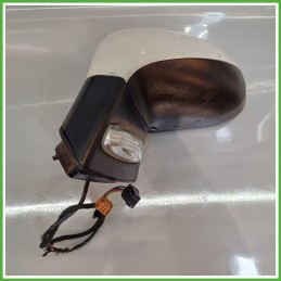 Specchio Specchietto Retrovisore Sinistro SX BIANCO PEUGEOT 207 2009 2011 FICOSA FICOMIRRORS HAF40 Originale Usato