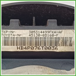 Airbag Guidatore Sinistro SX TOYOTA YARIS 1.0 12V 451300D160B0 2005 2012 TAKATA