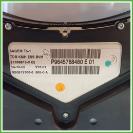 Quadro strumenti contachilometri tachimetro SAGEM 21669815-0 PEUGEOT 307 1.6 16V 6103F6