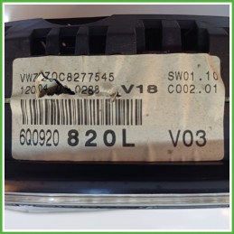 Quadro strumenti contachilometri tachimetro VDO 110.080.125/015A VOLKSWAGEN POLO 9N 1.4 TDI 6Q0920800000