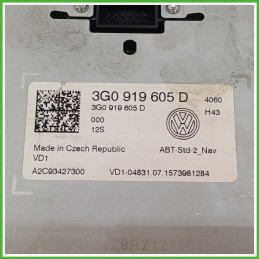 Display Indicatore Multifunzionale VOLKSWAGEN GOLF 5K/AJ 1.6 TDI 3G0919605D 2008 2012 CONTINENTAL A2C93427300