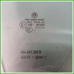 Cristallo Laterale Scendente Anteriore Destro DX VOLKSWAGEN GOLF 5K/AJ 5 Porte 5G4845202B 2008 2012 SAINT-GOBAIN