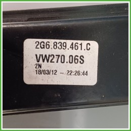 Alzacristalli Alzavetro Manuale Posteriore Sinistro SX VOLKSWAGEN POLO AW 2G6839461D 2017 2019