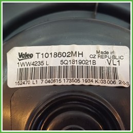 Ventola Ventilatore Riscaldamento Abitacolo VALEO T1018602MH VOLKSWAGEN GOLF 5K/AJ 1.6 TDI 5Q1819021 2008 2012