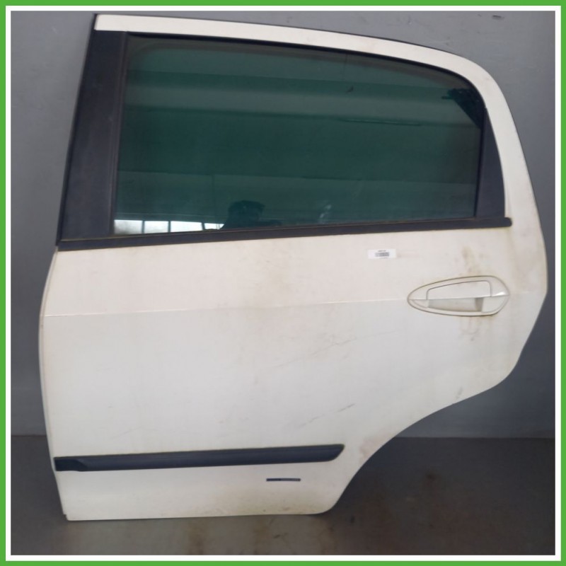 Porta Portiera Sportello Posteriore Sinistra SX BIANCO FIAT GRANDE PUNTO 2Y Berlina 2005 2008 Originale Usato