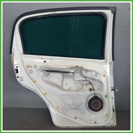Porta Portiera Sportello Posteriore Sinistra SX BIANCO FIAT GRANDE PUNTO 2Y Berlina 2005 2008 Originale Usato