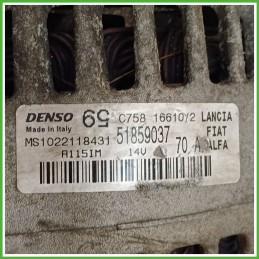Alternatore DENSO MS1022118431 FIAT PUNTO EVO 3J 51859037