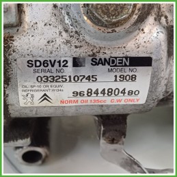 Compressore Clima AC Aria Condizionata SANDEN SD6V12 CITROEN C2 9800821980