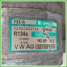 Compressore Clima AC Aria Condizionata SANDEN PXE16 VOLKSWAGEN CADDY 2K 1k0820503Q