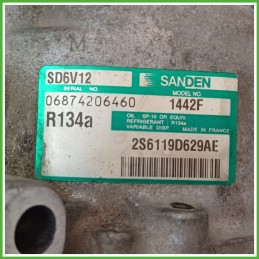 Compressore Clima AC Aria Condizionata SANDEN SD6V12 MAZDA Mazda 2 1a Serie DE9761450B
