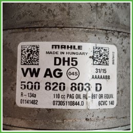 Compressore Clima AC Aria Condizionata MAHLE DH5 VOLKSWAGEN GOLF 5K/AJ 5Q0816803D