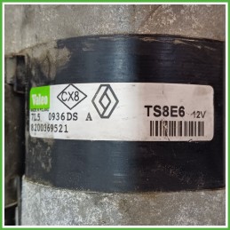 Motorino Avviamento VALEO TS8E6 RENAULT MODUS 1a Serie 8200369521