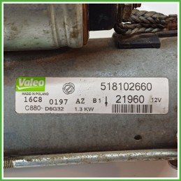 Motorino Avviamento VALEO D6G32 FIAT GRANDE PUNTO 2Y 51823860