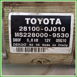 Motorino Avviamento DENSO MS228000-9530 TOYOTA YARIS FRP 281000J010