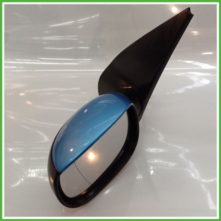 Specchio Specchietto Retrovisore Sinistro SX BLU PEUGEOT 206 1998 2009 MAGNETI MARELLI HAF26 Originale Usato