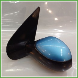 Specchio Specchietto Retrovisore Sinistro SX BLU PEUGEOT 206 1998 2009 MAGNETI MARELLI HAF26 Originale Usato