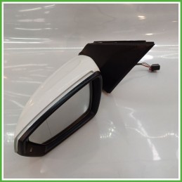 Specchio Specchietto Retrovisore Sinistro SX BIANCO VOLKSWAGEN POLO AW 2017 2019 FICOSA FICOMIRRORS Originale Usato